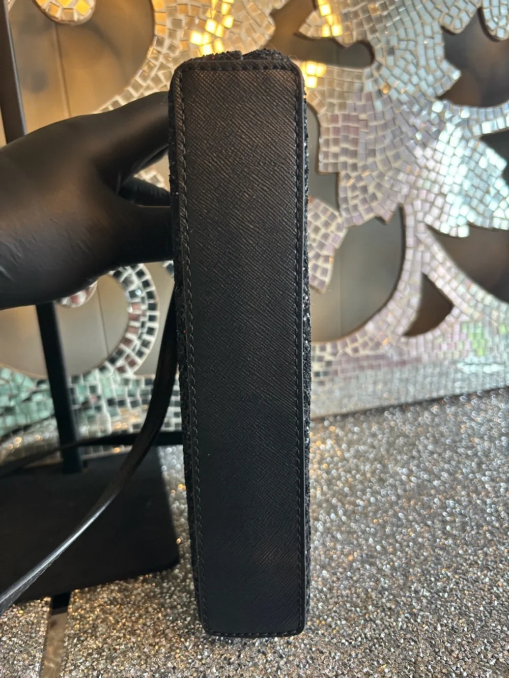 ⭐️Kate Spade Black Glitter‎ Crossbody Bag